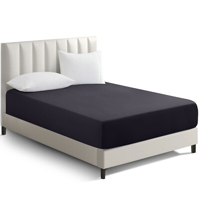 Full Fitted Sheet 16  Extra Deep Pocket Elastic Bed Sheets Twin Full King Queen