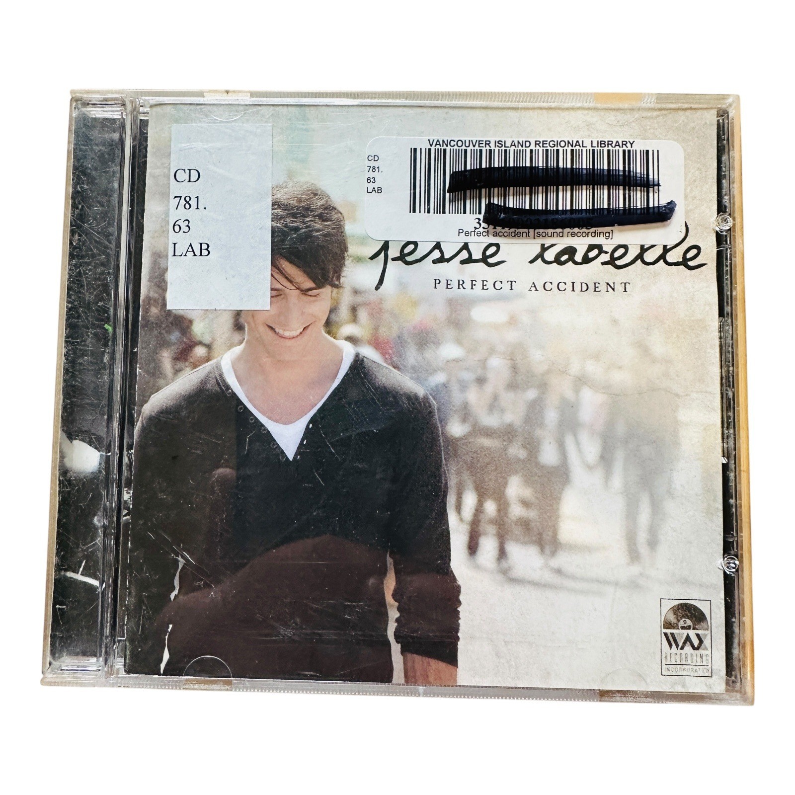 Jesse Labelle Perfect Accident CD Album Wax Records Pop Rock Music