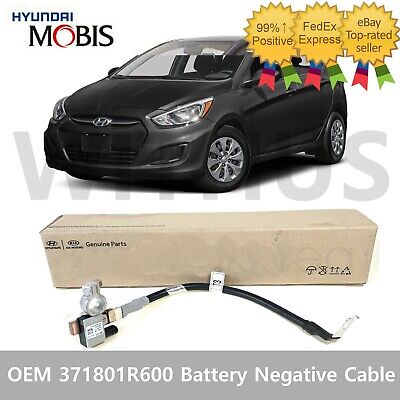 OEM 371801R600 Battery Negative Cable for 2013-2017 Accent Hyundai Genuine 