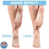Tarpop 3 Pairs Aloe Socks Women Moisturizing Spa Socks for Dry Cracked Heel Feet Infused Gel Sleeping Fuzzy Lotion Valentines Day Gift for Women Men Softening Dry Feet(Light Blue)