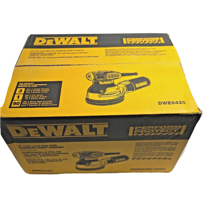 DEWALT Random Orbit Sander PSA 5 Inch DWE6420 New in sealed box