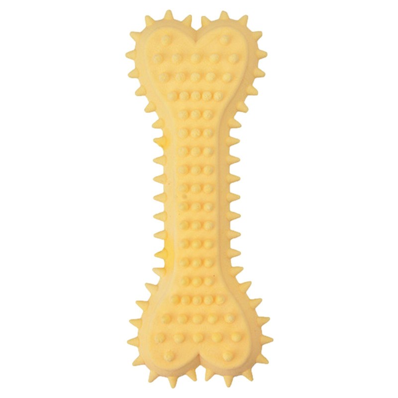 Puppy Dog Teething Chew Toy TPR Bone Shape Dental Health Toy Chewing Toy