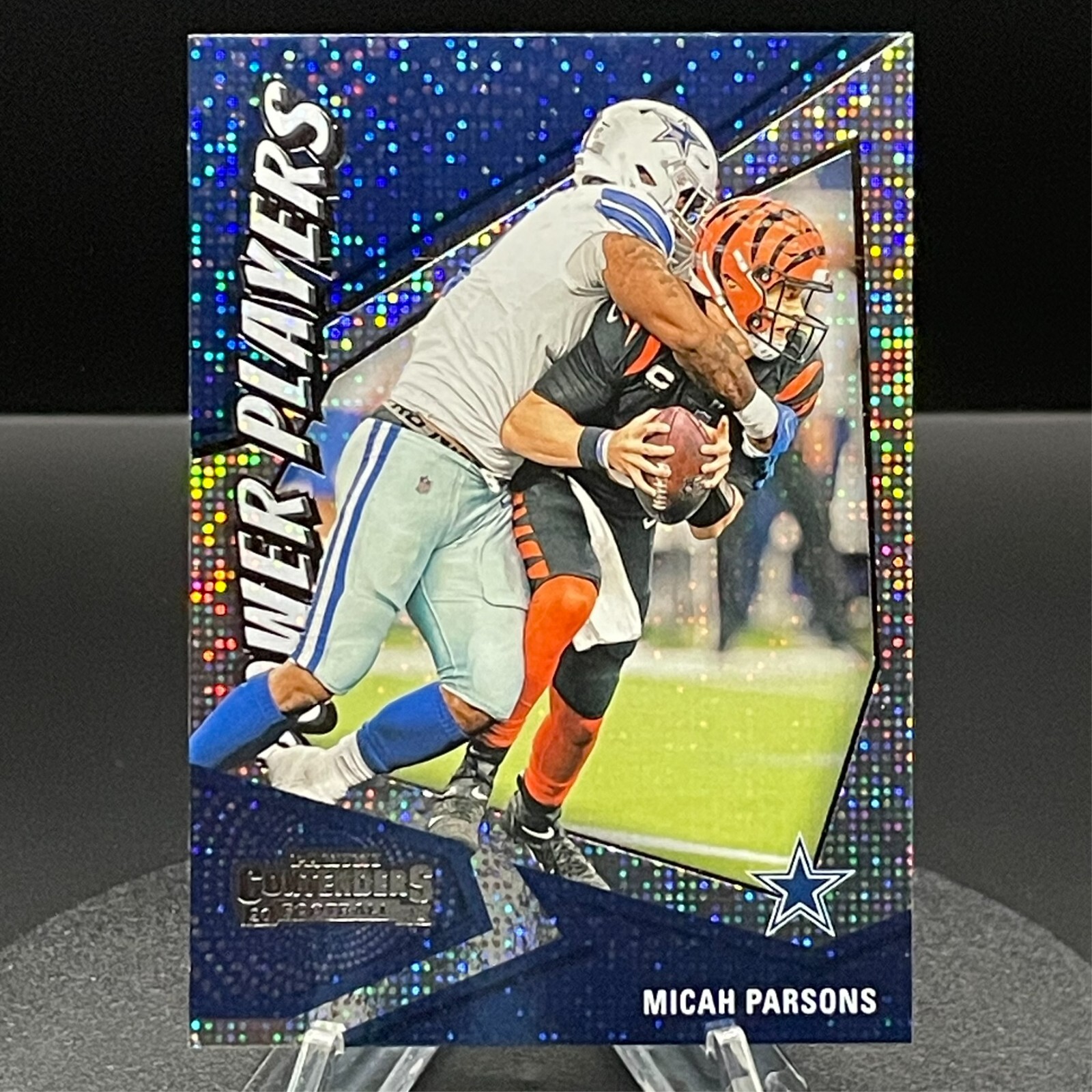 2023 Contenders - Micah Parsons - POWER PLAYERS #17 SILVER BLUE DISCO COWBOYS