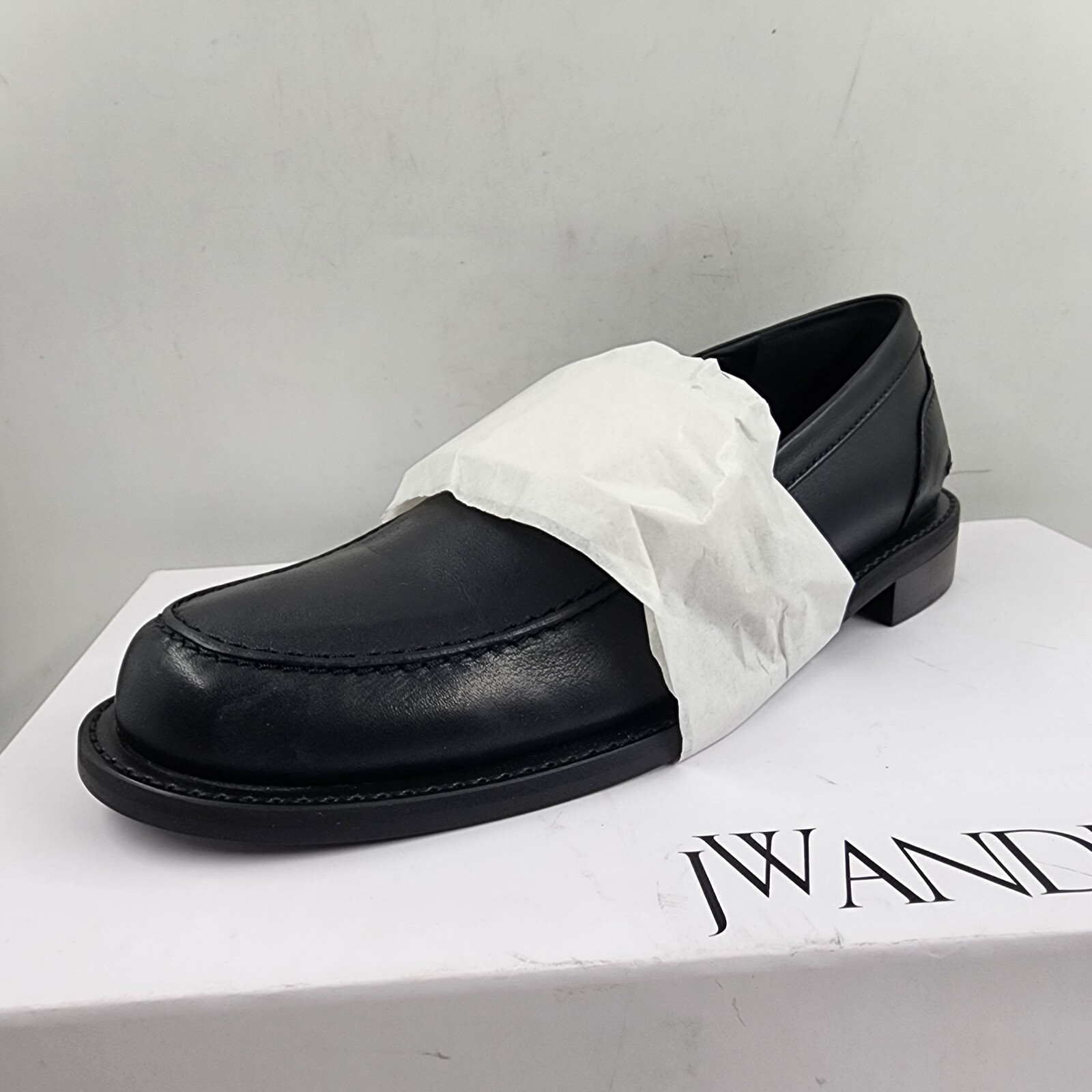 JW Anderson Gourmet Slip On Loafers Men's 41/8US Black Moc