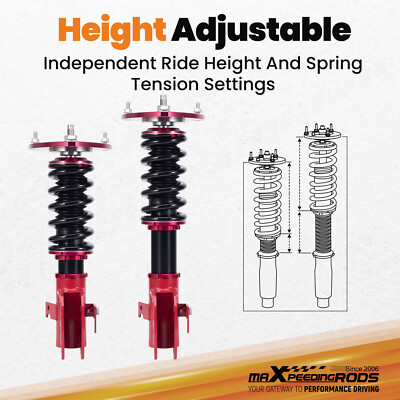 MaXpeedingrods Coilovers Lowering Kit for Subaru WRX STI (VA) 2015-2021