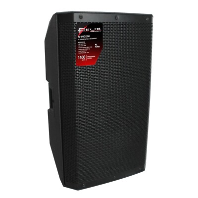 FEUR 12'' 1400w PA Active Loudspeaker DSP Monitor, USB, Bluetooth, RCA, XLR