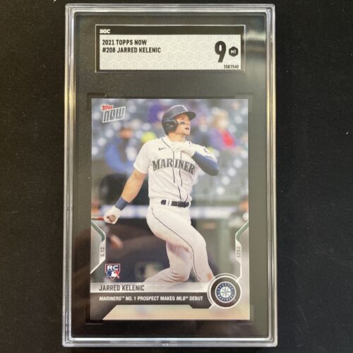 2021 Topps Now Jarred Kelenic Rookie Card SGC 9. rookie card picture
