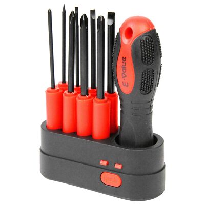 E-Value Driver Set 8 Pieces Power Grip Handle ED-790