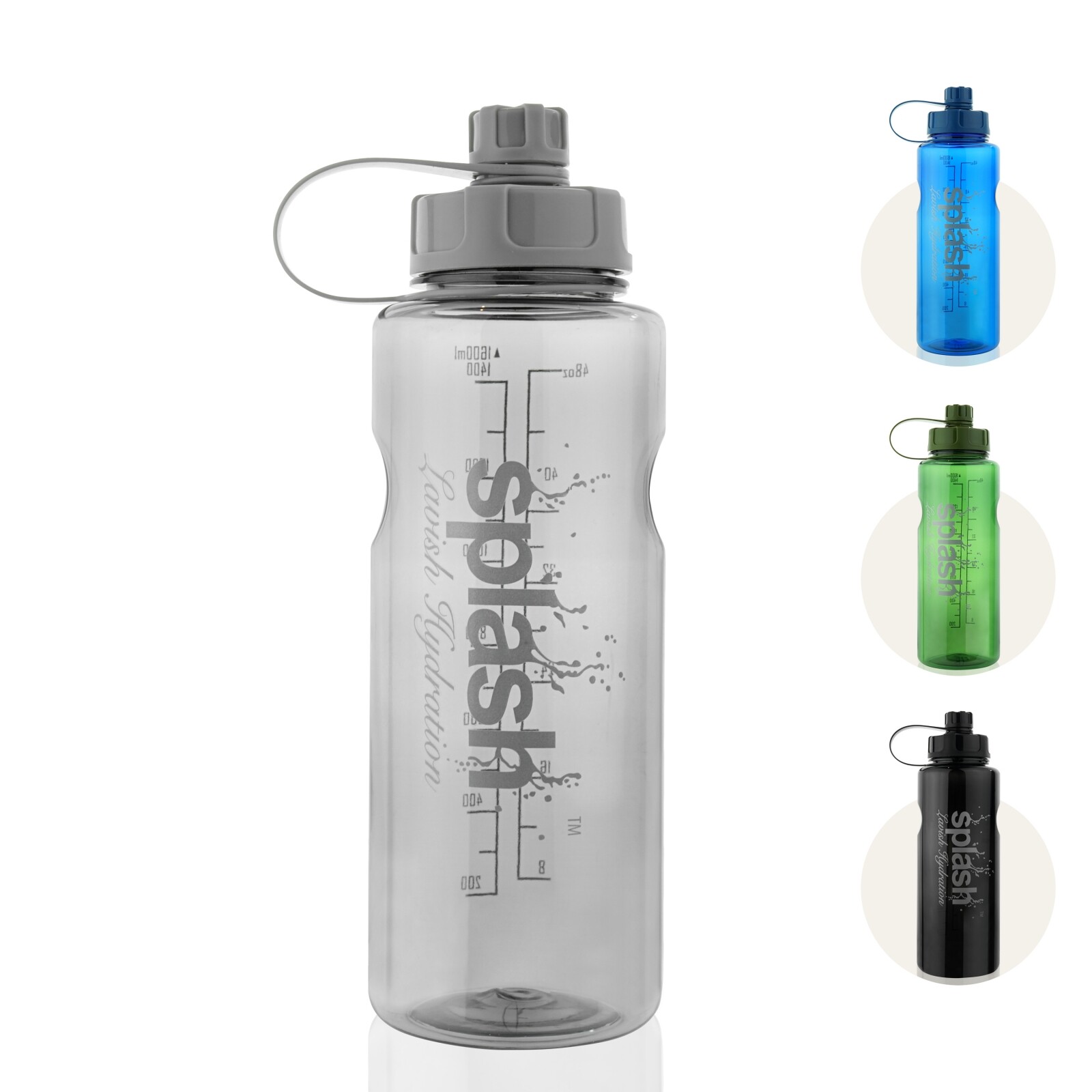 With Handle Wide Mouth Motivational Water Bottle Bpa Free