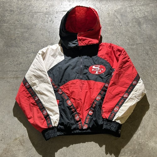 90s NFL 49res 中綿ベンチジャケット レッド USA企画M 韓国製 $_12.JPG?set_id=880000500F