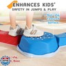 HappyField Balance Beam for Kids 18Pcs Non-Slip Stepping Stones Obstacle Course for Toddlers 3 Years + Indoor Outdoor Balance Board Kids Sensory Montessori Interactive Toys (Green)