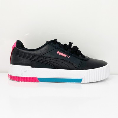 

Puma Womens Carina 370325-11 Черная повседневная обувь Кроссовки Размер 5.5, Черный, Carina