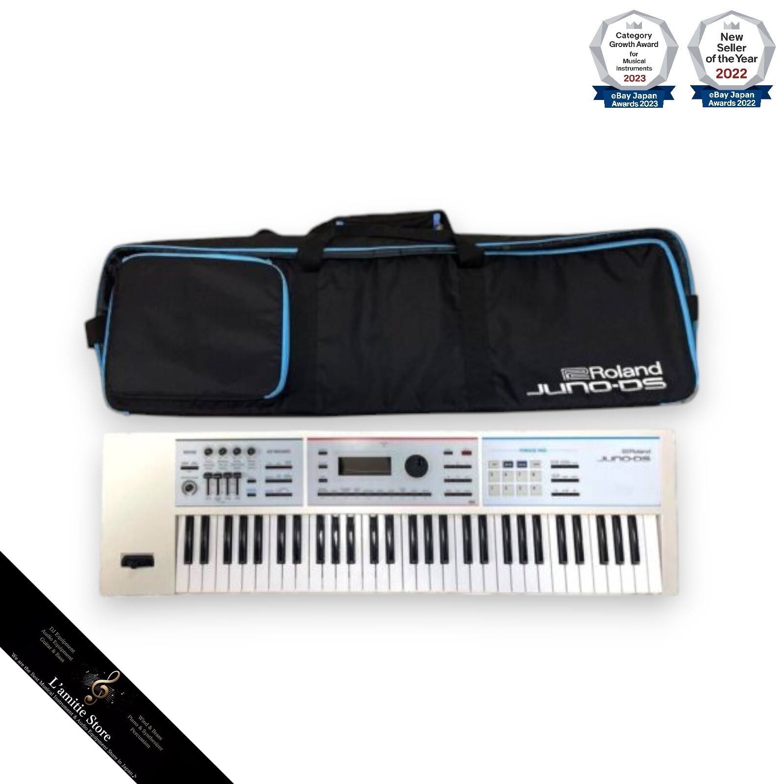 JUNO-DS61W 付属品付き Amazon | Roland Synthesizer JUNO-DS61W 【Roland製/純正