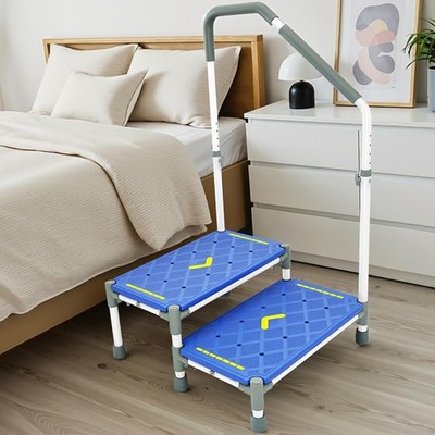 LITTNEO Sgabello Gradino con Pedata 55 cm – Braccioli regolabili in