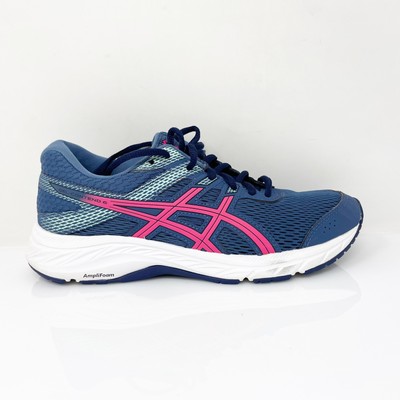 

Женские кроссовки Asics Gel Contend 6 1012A570 синие кроссовки размер 6,5, Синий, Gel Contend 6