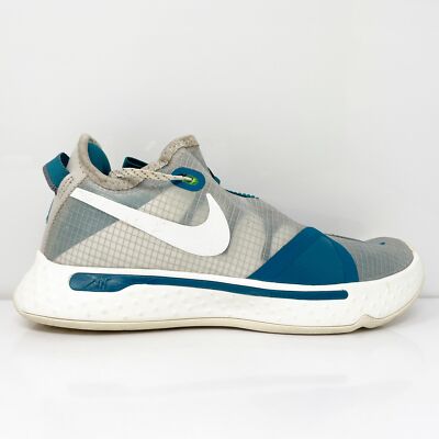 

Nike Mens PG 4 CZ2240-200 Серые баскетбольные кроссовки, размер 7, Синий, PG 4