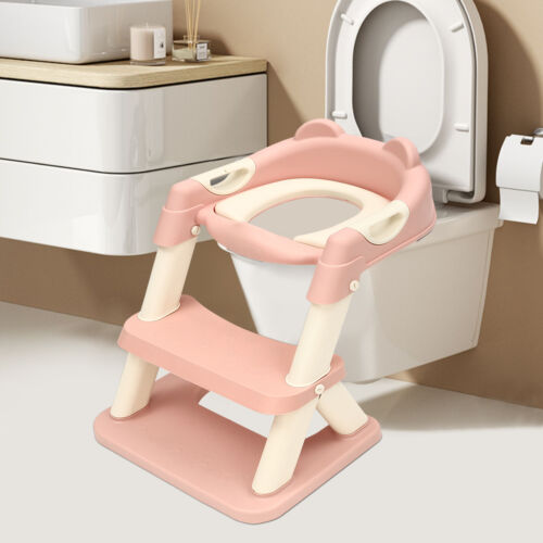 Toilettentrainer fr Kinder Tpfchen Toilettensitz Lerntpfchen mit Treppe Sitz