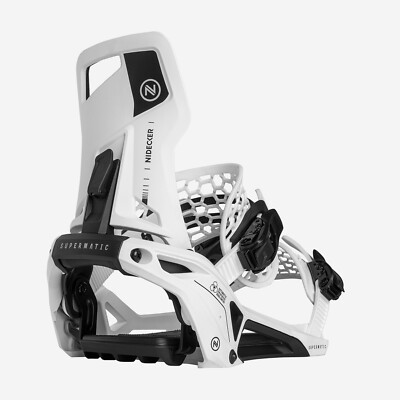 Snowboard Bindings AUTOMATIC UNIVERSAL NIDECKER SUPERMATIC White