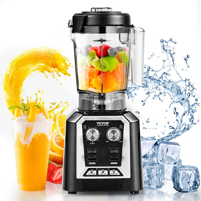 VEVOR 2L Smoothie Blender Professional Countertop Fruit Juicer Smoothie Shakes