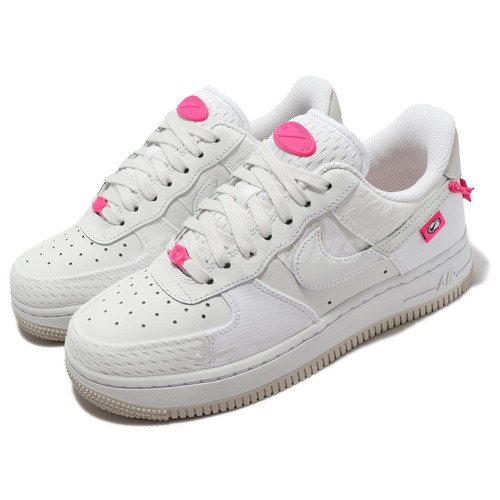 

Nike Wmns Air Force 1 07 LX Pink Bling Summit White Women AF1 Casual DX6061-111, Белый, Wmns Air Force 1 07 Lx