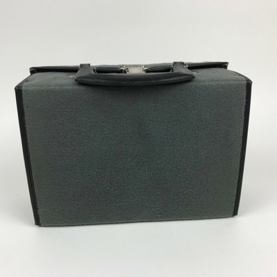 Vtg 80's Hard Shell CASSETTE TAPE Carry Case ORGANIZER 12 Carrier USA Storage