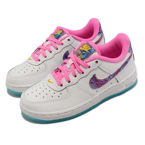 

Nike Force 1 Low ASW PS All-Star 2023 Белый Розовый Синий Дети AF1 Повседневная FJ3483-100, Force 1 Low Asw Ps