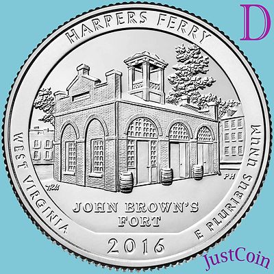 2016-D HARPERS FERRY NATIONAL HISTORICAL PARK (WV) QUARTERS UNCIRCULATED