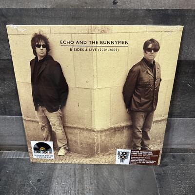 Echo And The Bunnymen B-Sides And Live 2LP Clear Vinyl Album RSD Sealed MINT