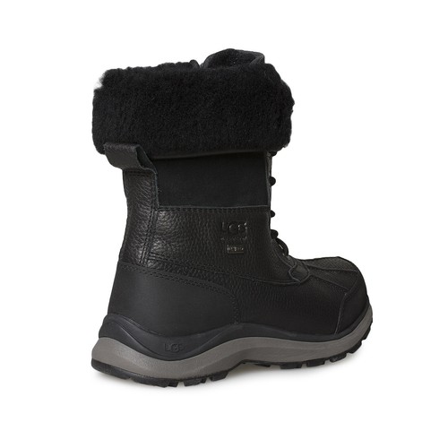Pre-owned Ugg Adirondack Iii Black Black Waterproof Sheepskin Women's Boots Size Us 8