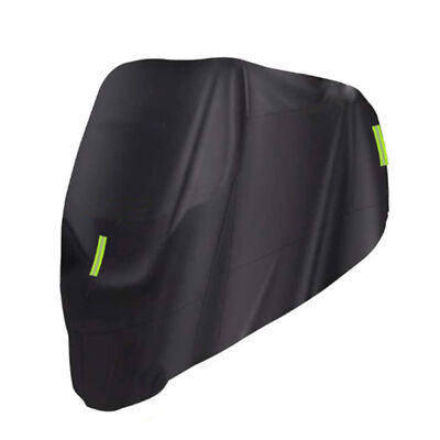 L Motorcycle Cover Waterproof Heavy Duty For Outside Storage Snow Rain B9P5
