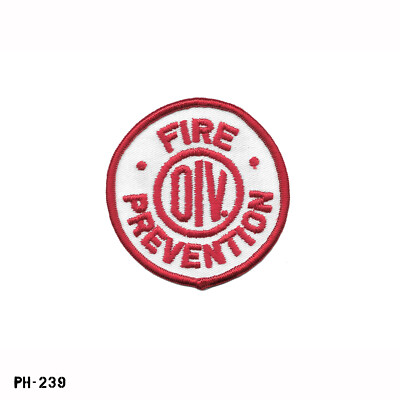 ''FIRE PREVENTION DIVISION'' Shoulder Patch ~ NOS Gemsco USA