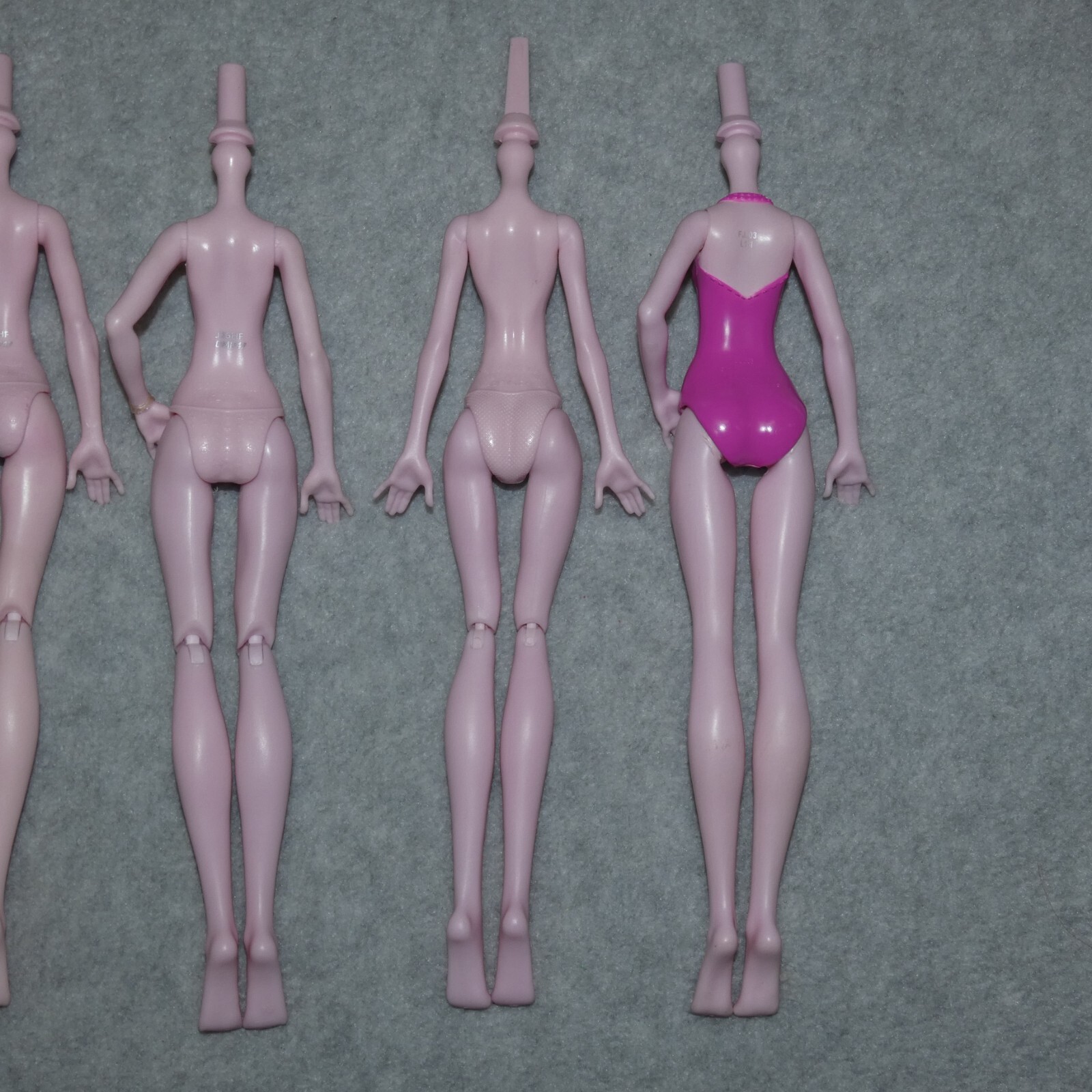 Monster High Draculaura Doll Body Lot of 5 G1 Gen 1 And G2 Gen 2 Bodies
