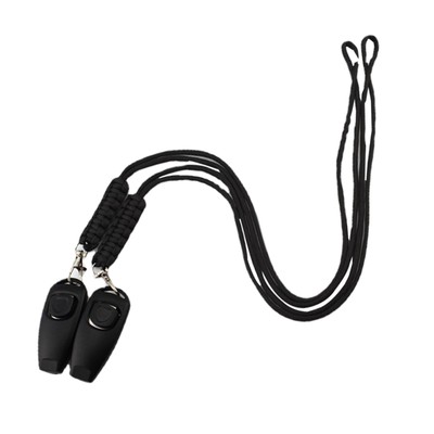 2x Dog Training Clicker Pet Cat Plastic New Dogs Click Trainer Aid Tools 