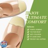 Shoe Filler Insert for Loose Shoe,Toe Cushion Fillers Make Shoes Fit for All Day Pain Relief and Comfort,Shoe Inserts for Men and Women. (Beige, M:One Size Too Big)