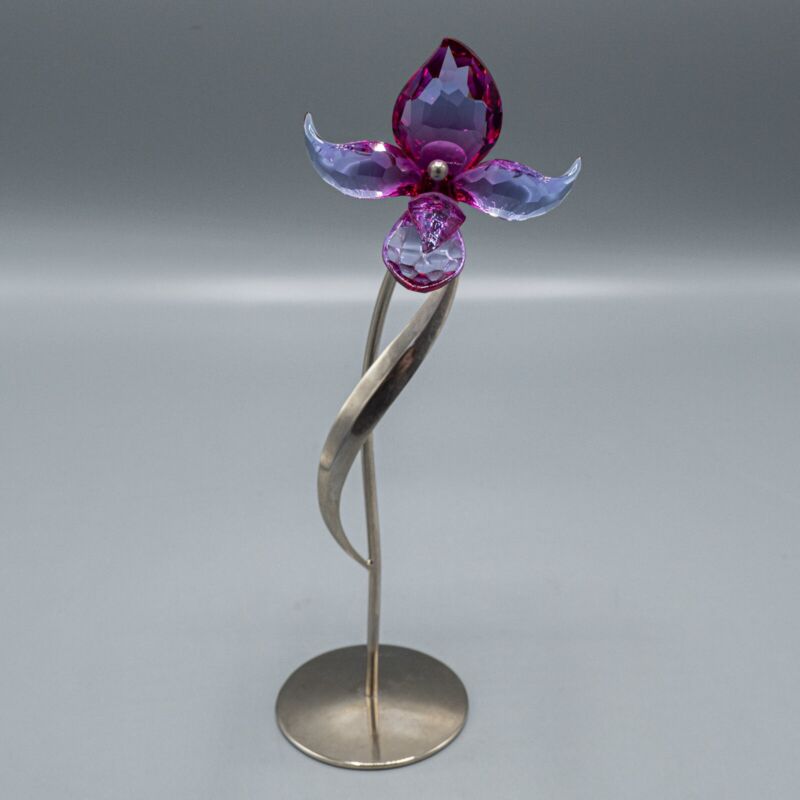 Swarovski Crystal Paradise Flower Dorora Fuchsia Rain Orchid - FREE USA SHIPPING