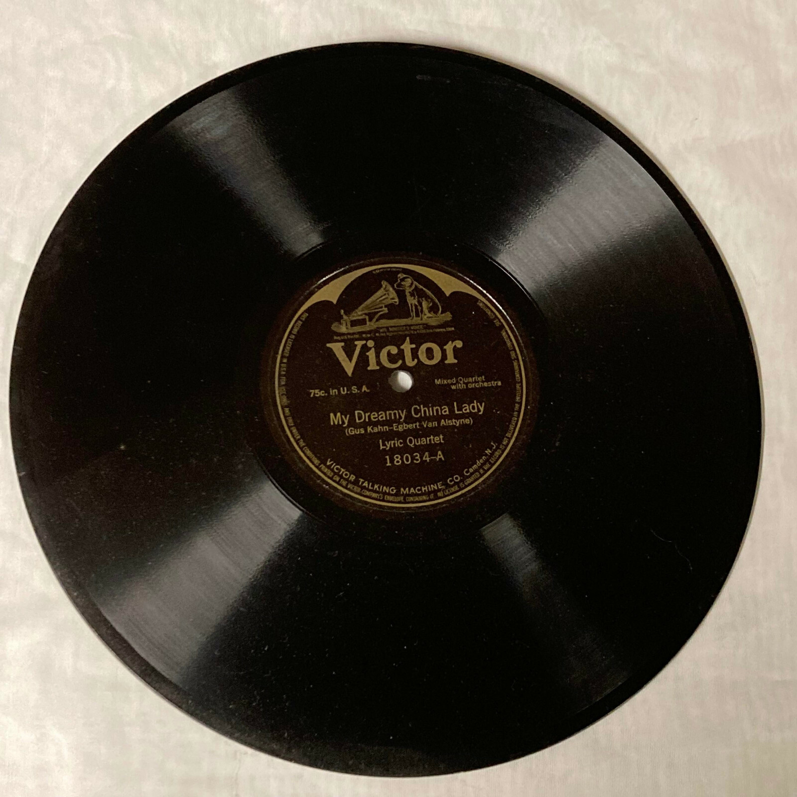 Lyric Quartet - My Dreamy China Lady [shellac 10