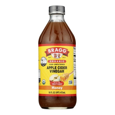 Bragg - Apple Cider Vinegar Honey Blend - Case Of 12 - 16 Fz