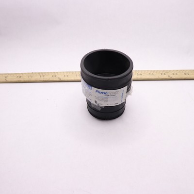 Fernco Flexible Coupling PVC Black 2'' P1059-22 - Missing Both Rings