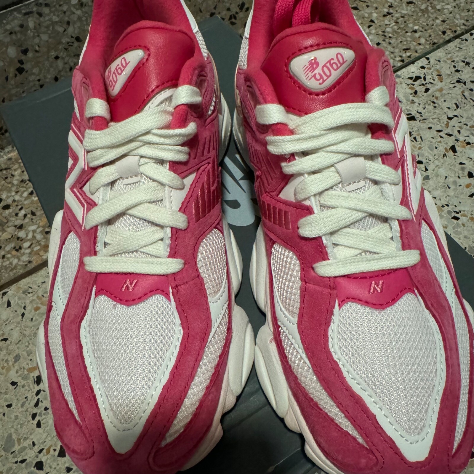 Pre-owned New Balance Balance 9060 Fuchsia Pink U9060fp 7.5w-10w In Hand Ships Now