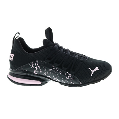 

Puma Axelion Marble 37719702 Женская черная парусиновая спортивная обувь для бега, Черный, Puma Axelion Marble