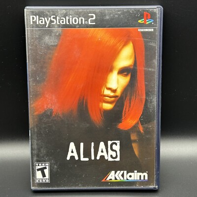 Alias (Sony PlayStation 2 / PS2, 2004)  ~  **NO MANUAL**
