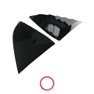 Rear Window Side Louver Cover Hood Trim for Honda CRV CR-V 2017-2020