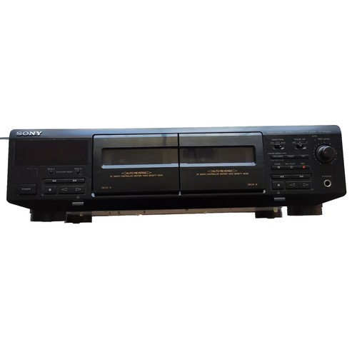 Sony TC-WE405 Dual Deck Cassette Recorder Tested Dolby Stere