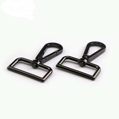 2 Lanyard Hook Swivel Snap For Paracord Lobster Clasp Clips Dog Leash Gun Metal