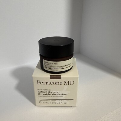 Perricone MD High Potency Retinol Recovery Overnight Moisturizer- 0.5 Oz 15ml