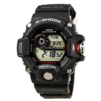 Casio Men's Watch G-Shock Rangeman Tough Solar Digital Strap GW9400-1