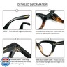 MMOWW Cat Eye Reading Glasses for Women - 3 Pairs Fashion Cute Blue Light Blocking Readers, Black Tortoise/Grey Tortoise/Red Powder +3.5