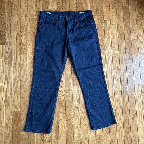 S 32x30 (32x28) Navy Slim Straight