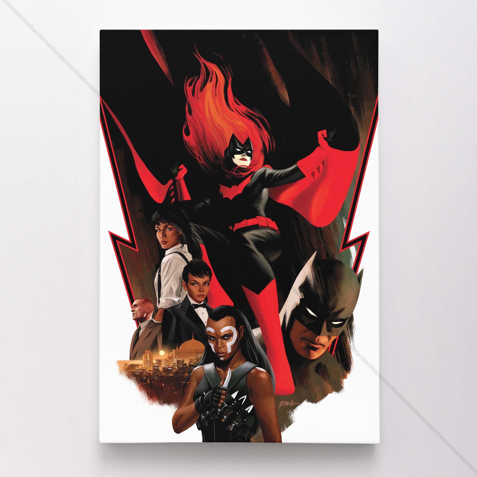 Batwoman Poster Canvas DC Comic Book Cover Art Print #1299