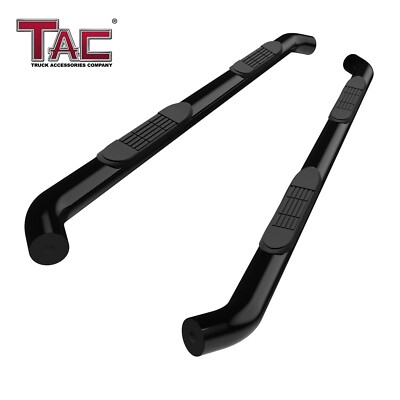For 2011-2021 Jeep Grand Cherokee 3'' Side Step Rail Nerf Bar Running Board Black